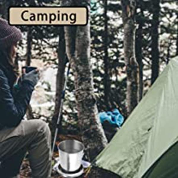 Rostfritt stål mugg 150ml, rostfritt stål dricksmugg campingmugg nyckelring vinglas för resor camping överlevnad, 3-vikbar 150ml 150ml