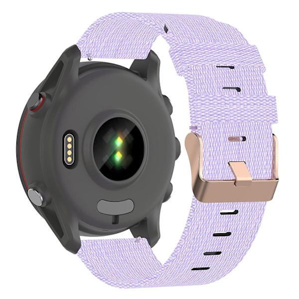 Vaaleanpunainen solki, nailoninen säädettävä ranneke Samsung Galaxy Watch 5 40mm/44mm /Watch 5 Pro 45mm -kelloon Light Purple