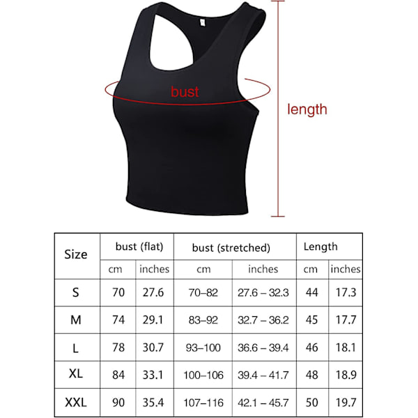 4 st basic träning crop tank toppar ärmlös racerback sport tank top Style 5 L