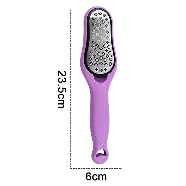 Ammattimainen jalkojenhoito pedikyyri ruostumattomasta teräksestä valmistettu viila kovan ihon poistoon, käytetään sekä kuiville että märille jaloille style four purple