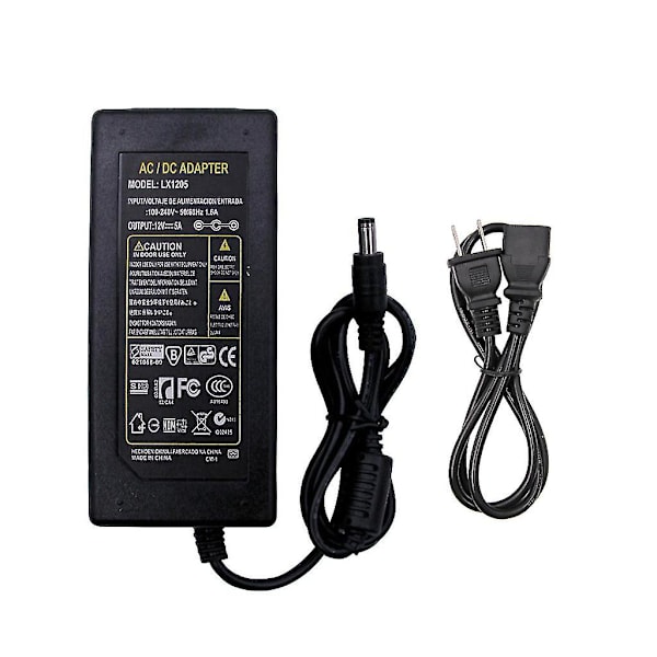 12V 1A 2A 3A 4A 5A 6A 8A 10A AC/DC Adapter Switch Strømforsyning Oplader Til LED Lysstriber CCTV Router 5.5x2.1-2.5mm Hanstik US/UK/EU/AU P