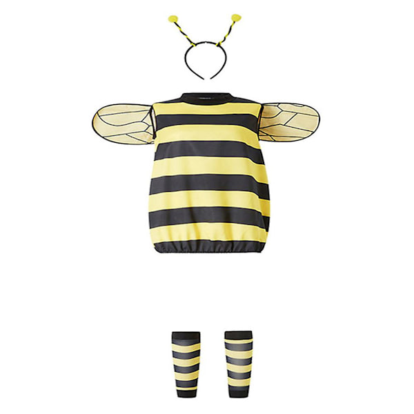 Halloween Mehiläinen Leppäkerttu Aikuisten Lasten Cosplay Puku Juhlapuku L