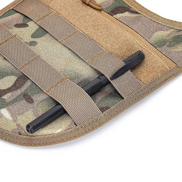 Sling Bag Axelväska Polyester Dold Hölster med Elastiskt Midjeband för Utomhusresor Jakt Camouflage Black
