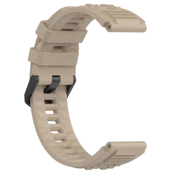 Justerbart silikonarmband för handleden till Huami Amazfit T-rex Ultra A2142 Light Yellow