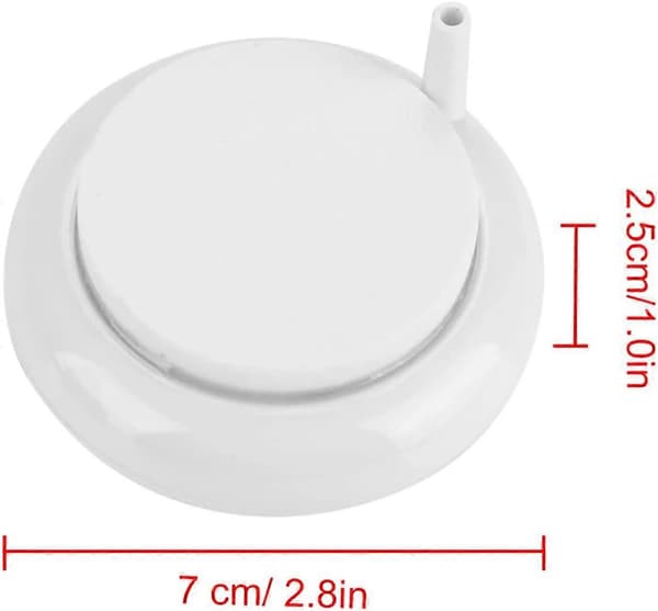 Akvarium Nano Sten Hållbar Luftsten Bubbelskiva Rund Diffusor