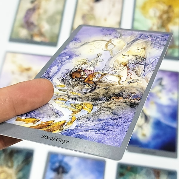 Shadowscapes Tarot Kortstokk Standard Størrelse 4.75\" X 2.75\" 78 Kort Tarot Og Guidebok Spådomsspill Divinasjonskort
