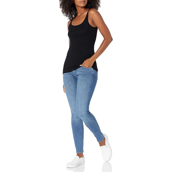 Dame Slim-fit Tynd Stroptop, Pakke med 2 Style 1 XXL