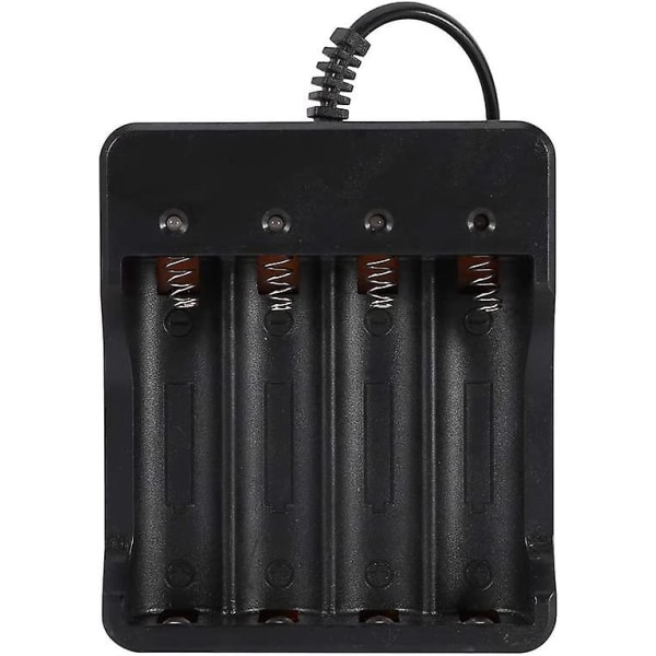 4 Slots Batterioplader Til 18650 Lithium Genopladeligt Batteri EU Stik