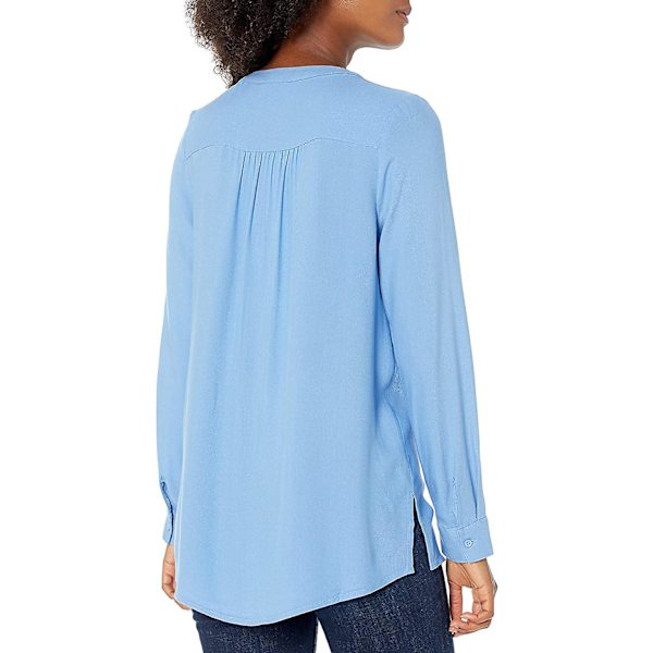 Langermet vevd bluse for kvinner Style 7 XS