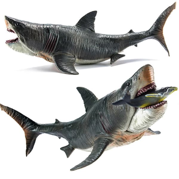 Uutuus Mini Tieteellinen Lelu Realistinen Valtameri Megalodon Lapset Lievittävät Ikävystymistä A