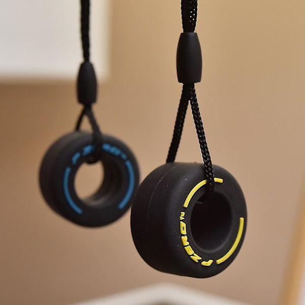 Dæk Nøglering, 3 Stykker Mini Gummi Dæk Nøglering, Kreativ Dæk Nøglering Vedhæng Bil Nøglering Til Bil Dekoration Og Bil Elskere Damer Mænd