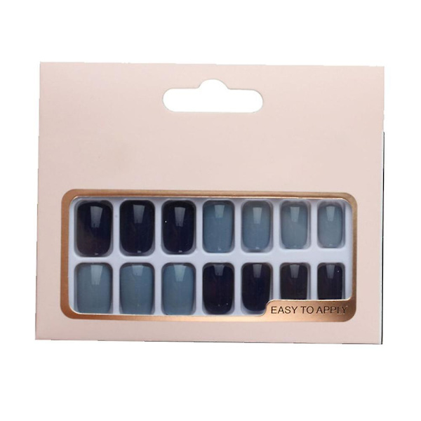 Farve Tryk-på Manicure, Solid Farve Mani style 5