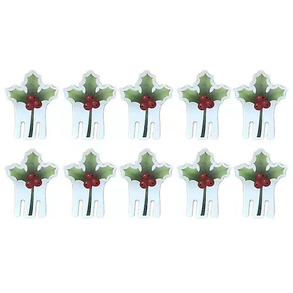 Juldekorationer för vinglas, 10 st, 50 st, 100 st Bell 50pcs