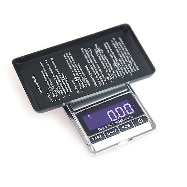 Smyckesvåg, Lcd-display Arc Edge Mini Elektronisk Hemköksskala För Smycken