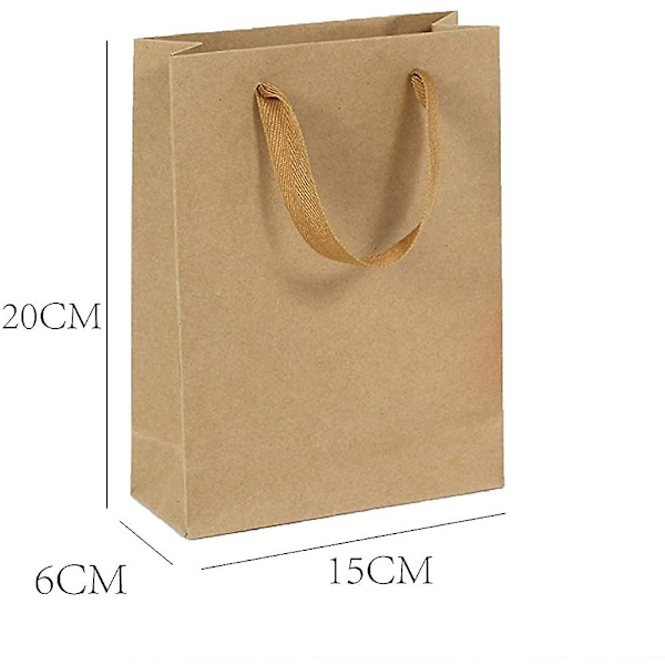 10 st presentpåsar med handtag presentpåsar kraftpapper presentpåsar presentpåsar