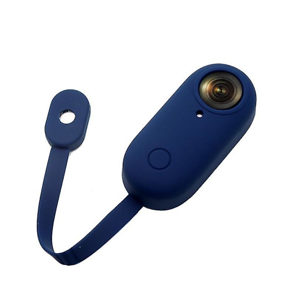 Anti-drop Myk Silikonveske For Insta360 GO, Bærbart Kamerabeskyttelsesdeksel Magnetisk Design Midnight Blue