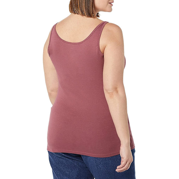 Slim-fit tanktopp med tynne stropper for kvinner, 2-pakning Style 5 M