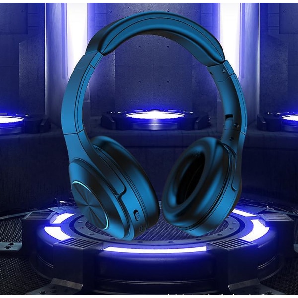 Active Noise Cancelling Hovedtelefoner, Trådløse Over Ear Hovedtelefoner, Cvc 8.0 Mikrofon Dyb Bas Headset, 15 Timers Afspilningstid, Sammenfoldelige Voksne Rejse Arbejde