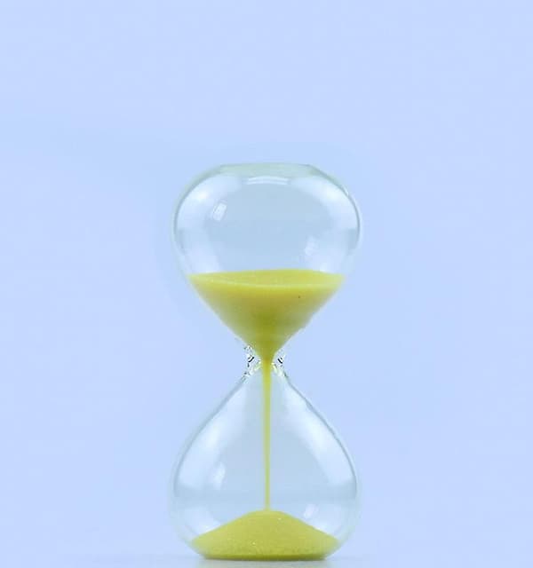 Timglas Timer Heminredning Glas Timglas Prydnader Hushållsartiklar Sand Timer Gul 60 Minuter Sand Timer