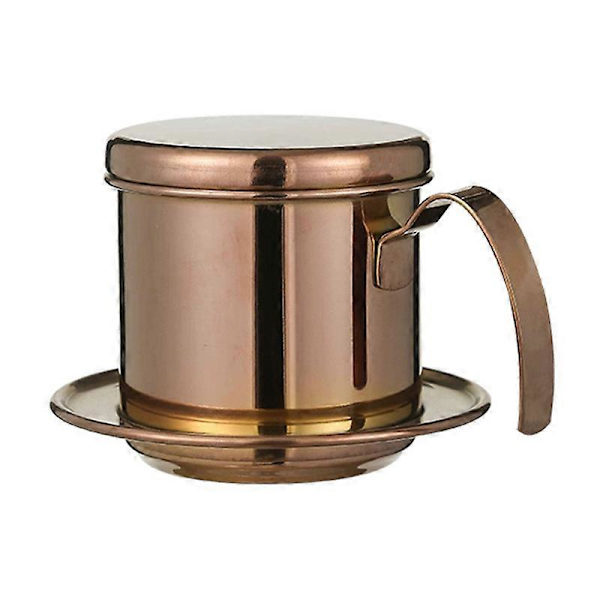 Vietnamesiskt Kaffefilter, Färgfast, Hög Temperaturbeständighet, Ergonomiskt Handtag, Rostfritt Stål, Vietnamesiskt Kaffedroppfilter för Hemmet KAESI