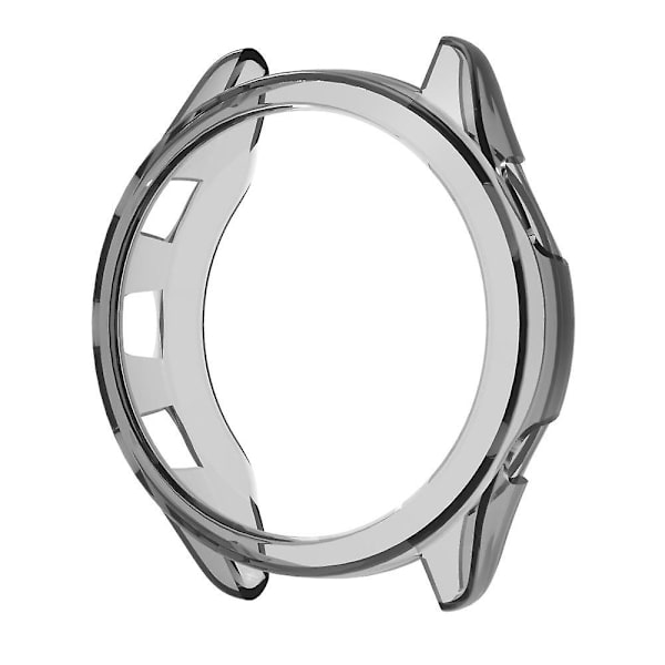 För Garmin Forerunner 265 TPU-klockfodral Anti-kollision ihålig skyddande ram Transparent Black
