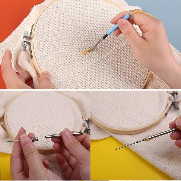 Broderinålesæt manuelt DIY strikkeværktøj