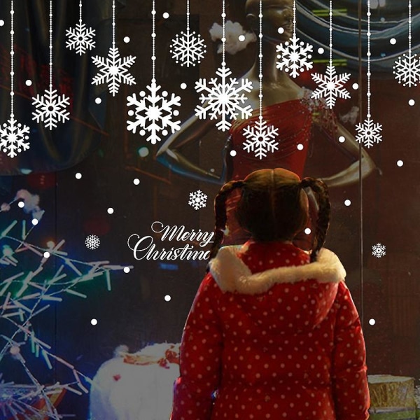 God Jul Husholdnings Soverom Vindusvegg Klistremerke Veggmaleri Dekor Dekal