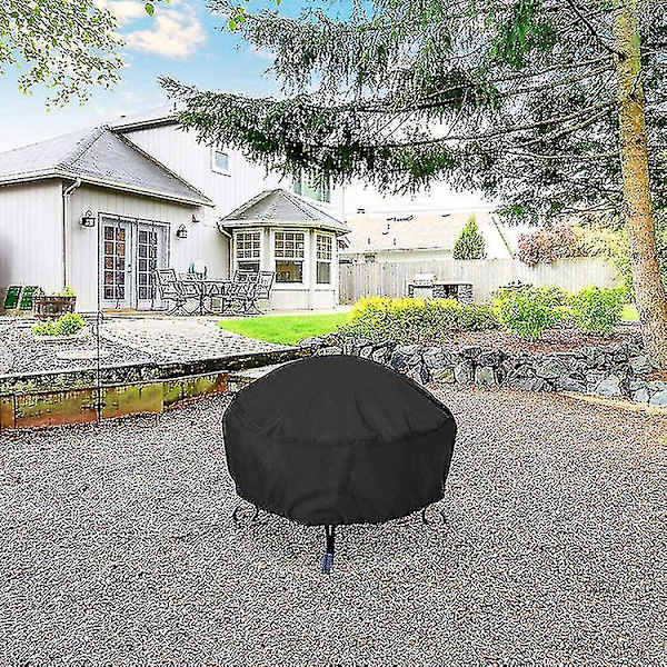 Bazhou eldstadsskydd, 85*40cm runt uteplats eldstadsskydd, eldstadsskydd vattentät vindtät anti-uv eldstadsskydd