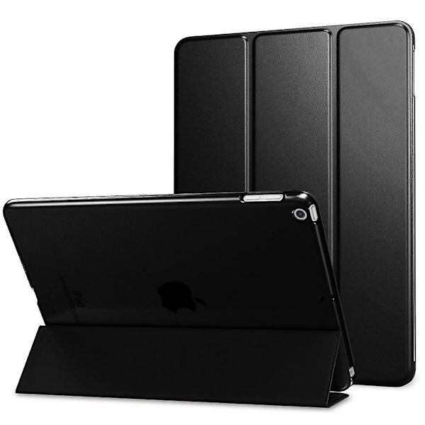 Kotelo Uudelle iPad Mini 6 2021:lle (6. sukupolvi, 8,3 tuumaa), Ohut Kevyt Kova Läpinäkyvä Takakuori Jalustalla Black