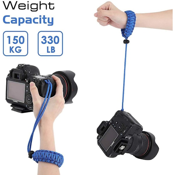 Handledsband för kamera. [2-pack] Justerbart handledsband för kamera. Kikare