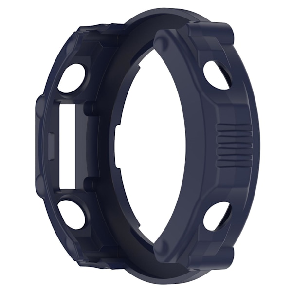 Naarmuuntumaton kellon suojakotelo Amazfit T-Rex Ultra A2142:lle, TPU-kuori pikakiinnityksellä ja avoimella rakenteella Midnight Blue