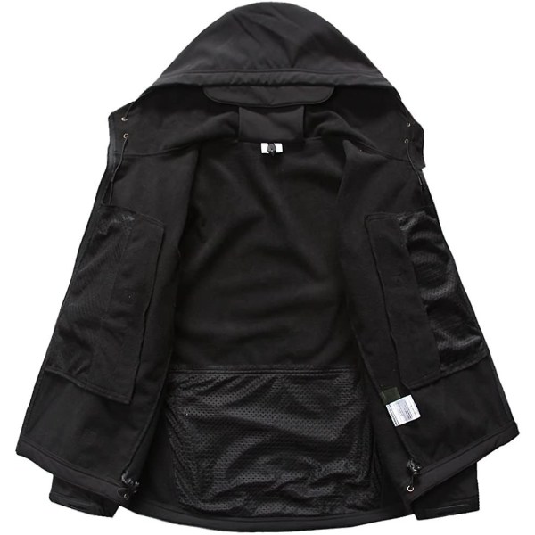 Män Special Ops Military Tactical Soft Shell Jacket Coat S