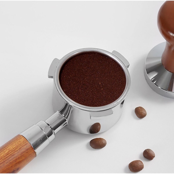 Espressotamp, 58 mm rostfritt stål kaffepress barista espressotamp för kaffemaskin