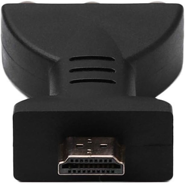 Ouken HDMI til 3 RCA Adapter Bærbar Mini HDMI til AV Rød Hvid Gul HDMI til AV Konverter