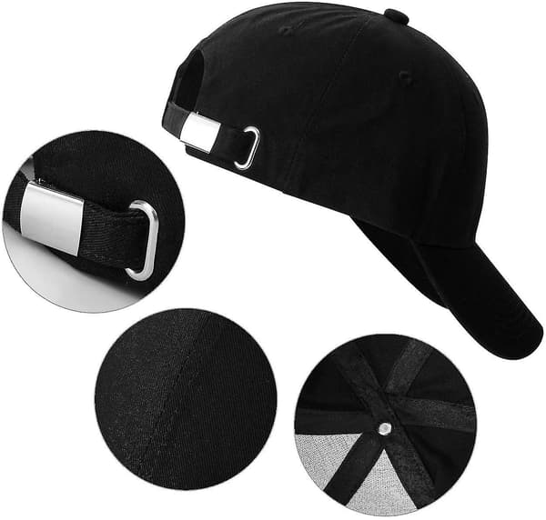 Unisex Lippis Musta - Säädettävä