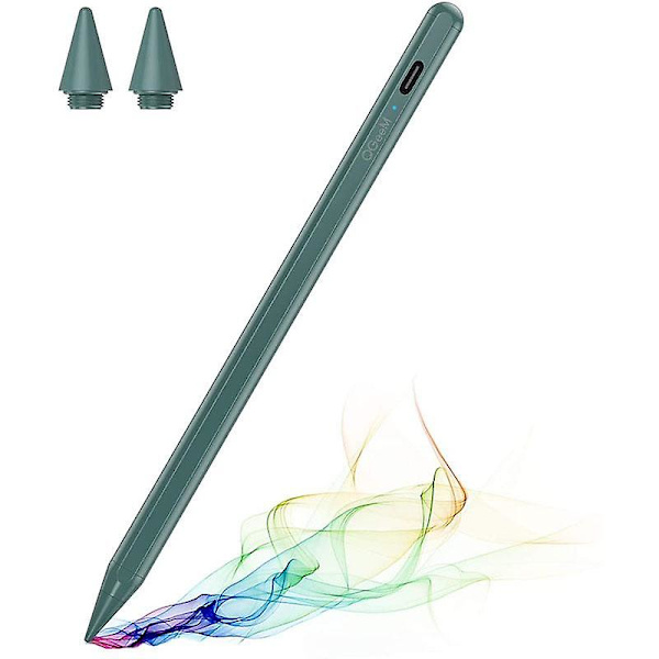Aktiv Kapasitiv Stylus Penn for iPad 9.7\" (2018)/iPad 10.2 (2019)(2020)/iPad Air 10.5\" (2019)(2020) Dark Green