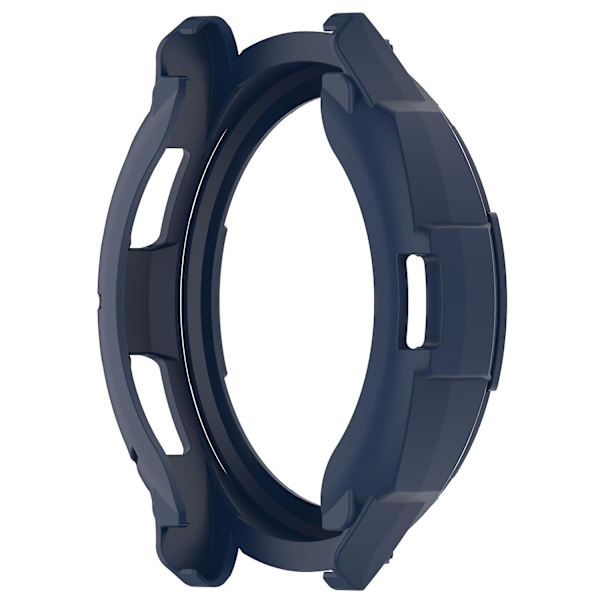 Blødt TPU Stødsikkert Urkasse til Samsung Galaxy Watch6 Classic 43mm, Beskytter med Bezel Ring Midnight Blue
