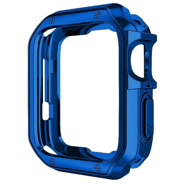 Case för Apple Watch Series 1/2/3 38 mm, exakt utskärning Anti-Drop TPU Watch Cover Blue