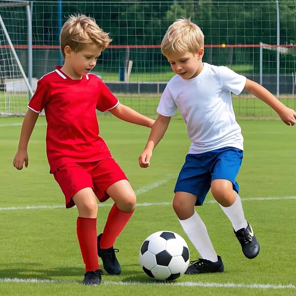 4 Par Børnefodboldstrømper Fodboldrørstrømper Benskinner Strømper Ingen Strømper Atletiske Strømper Atletiske Strømper Fodboldstrømper Til Børn Udendørs Sport