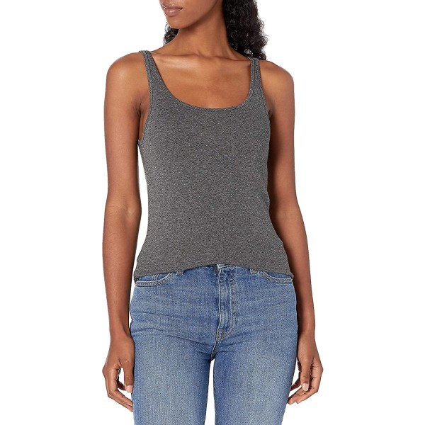 Dame Slim-fit Tynd Stroptop, Pakke med 2 Style 1 XL