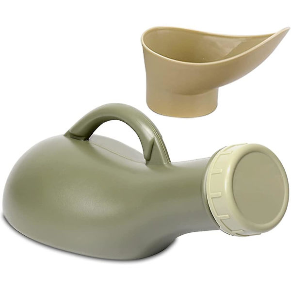 Bärbar unisex för Acsergery män och kvinnor 1000 ml, spill proof kissflaskor för Acsergery män present