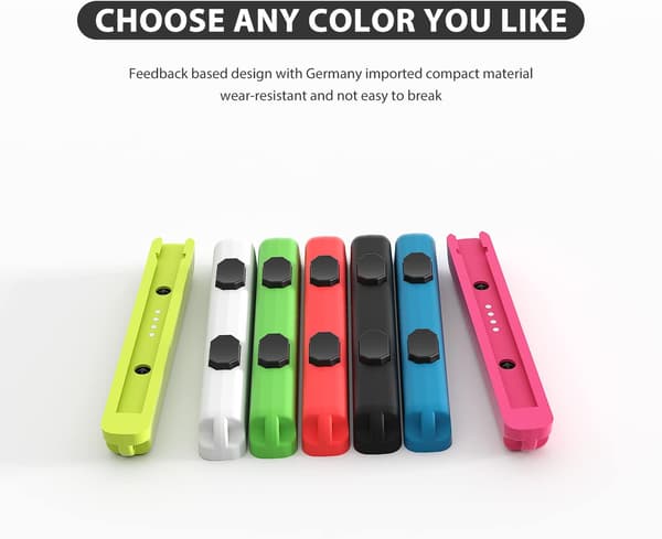 Tenvoonl Joycon Stropper, erstatning for Switch Joycon-strop, justerbar Joycon håndledsstrop 2-pak (hvid) White