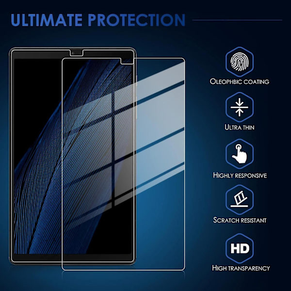 [2 kpl] Galaxy Tab A7 Lite 8.7 tuumaa 2021, Näytönsuoja tabletille, Karkaistu kalvo Samsung Galaxy Tab A7 Lite -GSLA