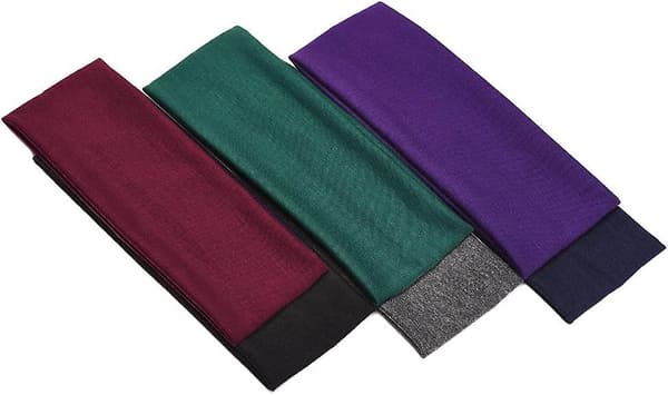 6 st Acsergery present stretchiga elastiska yogahuvudband i bomull för tonåringar och