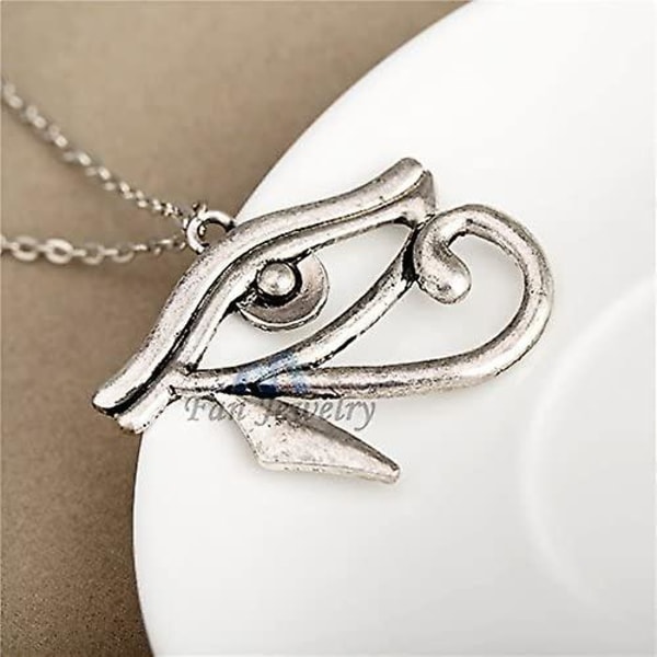 Eye Of Horus Halskjede Menn Antikk Sølv Antikk Egypt Tredje Øye Smykker Horus