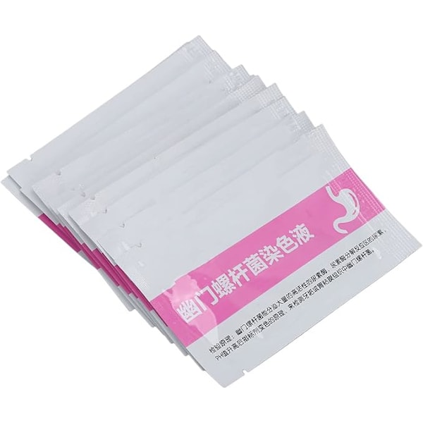 Pylori Testpapir, 10 stk. Bærbar Hygienisk Helicobacter Pylori Test Kit for Hjem, Reise, Sykehus