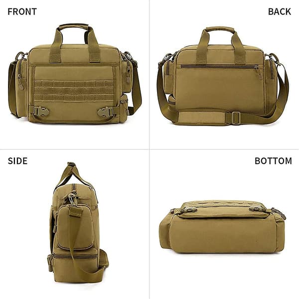 14 Laptopväskor - Herr Tactical Portfölj Utomhus Molle Axelväska Acsergery Present