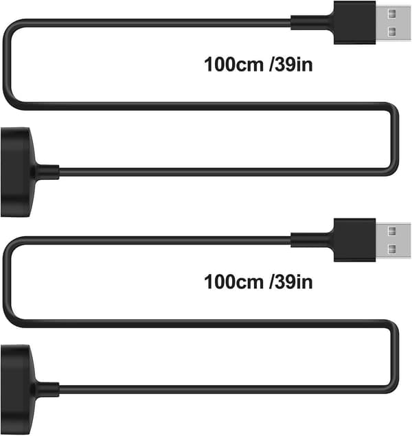 Opladerkabel til Fitbit Inspire Hr og Fitbit Inspire Smartwatch, (3.3ft/100cm)