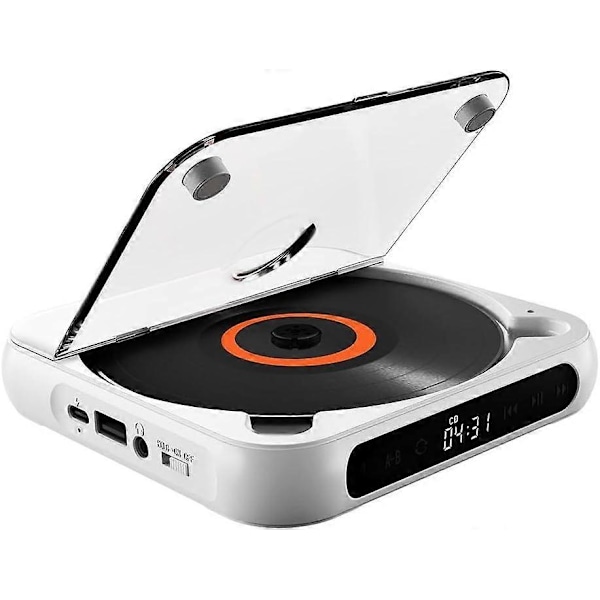 A-B Toisto Bluetooth-yhteensopiva soitin USB AUX Toisto Autosoitin Muistitoiminto Kotiin white