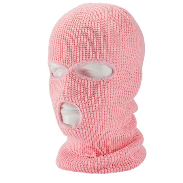Full Face Ski Strikket Maske Bomulls Lue Balaclava Strikket Lue Militær Maske Party Maske ArmyGreen